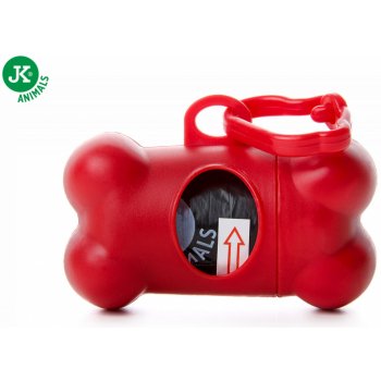 JK Animals Plastový zásobník na sáčky pro psí exkrementy kost 8 cm