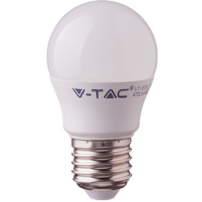 V-tac VT-245 LED žárovka E27 4,5W 3000K teplá bílá