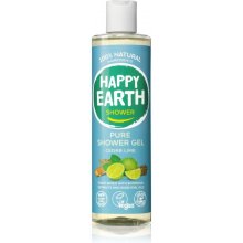 Happy Earth 100% Natural Shower Gel Cedar Lime sprchový gel 300 ml