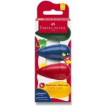 FABER-CASTELL Voskové pastelky plastové 4ks – Zbozi.Blesk.cz