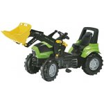 Rolly Toys Traktor šlapací DEUTZ FAHR AGROTRON 7250 TTV s čelním nakladačem – Hledejceny.cz