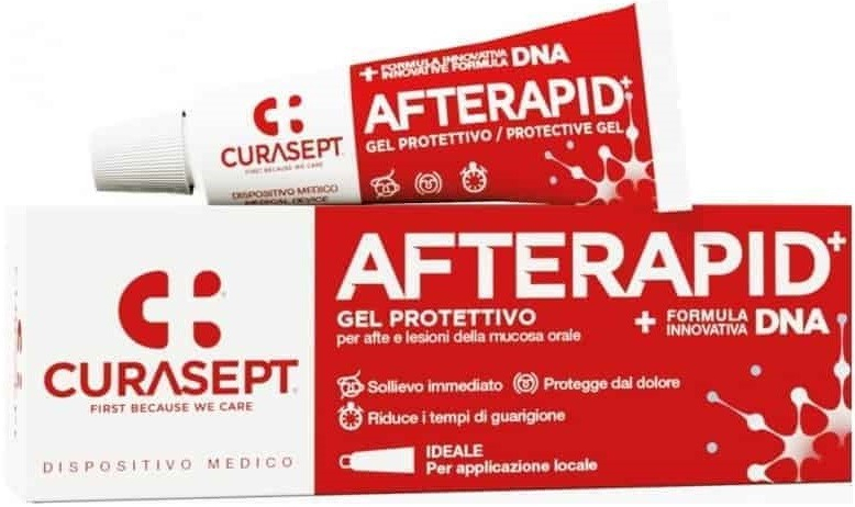 Curasept Afterapid ulevující a ochranný gel na afty 10 ml