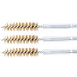 Kartáče mosazné, sada 3 ks, 12 mm, 6.3 mm (1/4") Drive, 3 pcs. - BGS 3078-12-M – Hledejceny.cz
