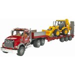 Bruder 2813 MACK GRANIT návěs a bagr JCB 4CX – Zboží Mobilmania