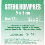 Sterilkompres gáza kompresní sterilní 5 x 5cm/25 x 2 ks – Zbozi.Blesk.cz