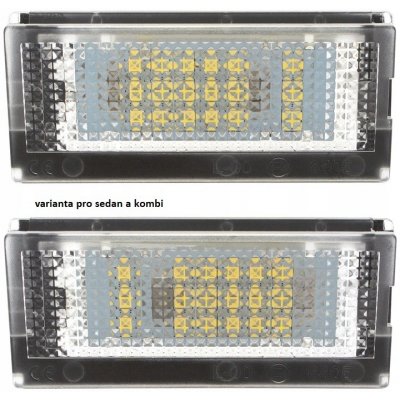 BMW 3 E46 Sedan 1997 - 2005 osvětlení SPZ – Sleviste.cz
