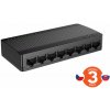 Diseqc přepínače Tenda SG108M - 8x Gigabit Desktop Ethernet Mini Switch, rychlosti 10/100/1000 Mb/s, 16Gb/s