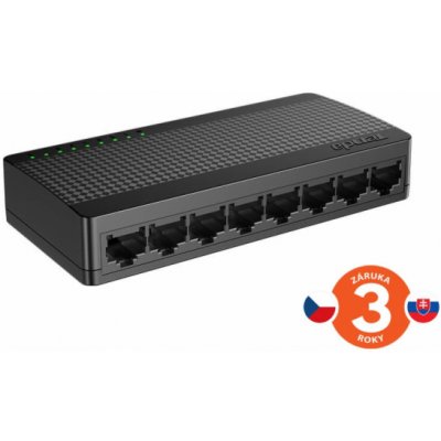 Tenda SG108M - 8-portový Gigabit Ethernet Switch, 10/100/1000Mbps, Plast, Desktop – Hledejceny.cz