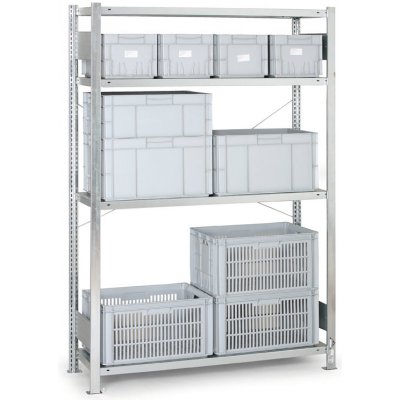 Meta Regál CLIP, 230 kg, 2500 x 1300 x 800 mm – Zboží Mobilmania