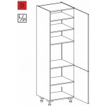 EBS PO602DLPB Skříň potravinová 60 cm, bílá lesk 1 set – Hledejceny.cz
