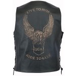 Kožená vesta Live to ride Eagle – Sleviste.cz