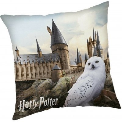 Jerry Fabrics polštář Harry Potter Hedwig 02 40x40 – Sleviste.cz
