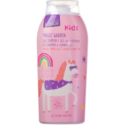 BIOBAZA Sprchový gel na tělo a vlasy Magic Garden 2v1 250 ml – Zboží Mobilmania