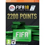 FIFA 18 - 2200 FUT Points – Hledejceny.cz