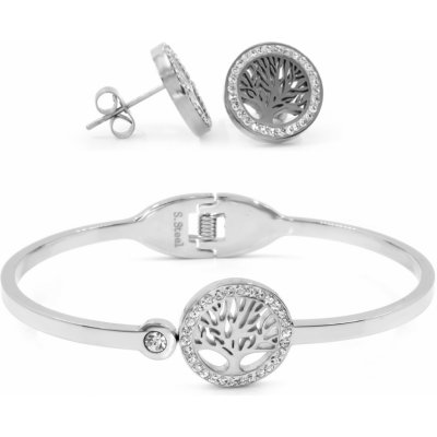 Bruno náušnice a náramek Strom Života S4059 – Zboží Dáma