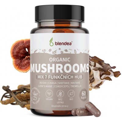 Blendea Mushrooms BIO Organic 60 kapslí – Hledejceny.cz