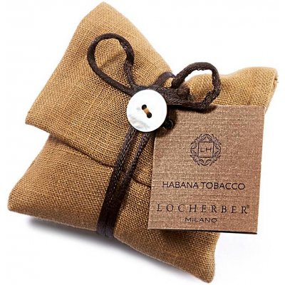 Locherber Milano Vonný sáček s knoflíkem naplněný mořskou solí - HABANA TOBACCO, 1 ks – Zboží Dáma
