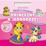 Omalovánka Nalepuj a vybarvuj! Princezny a jednorožci – Zboží Dáma
