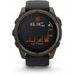 Garmin Fenix 8 51mm Sapphire Solar Titanium Carbon Gray/Black 010-02907-11 – Zbozi.Blesk.cz