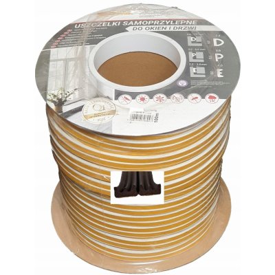 Vorel TO-76765 Těsnění do oken a dveří samolepící 9 x4 mm TYP E 150 m hnědé – Zbozi.Blesk.cz