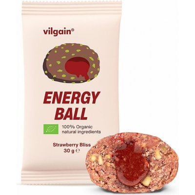 Vilgain Energy Ball BIO jahodový džem 30 g – Zboží Mobilmania