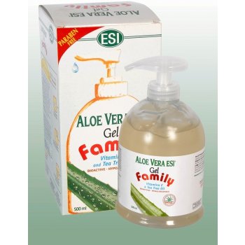 Esi Gel Aloe Vera s Vitamínem E a tea tree 500 ml