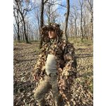 Kicking Mustang Maskovací plášť s kapucí KMCS Cloak Woodland Floor – Zboží Dáma