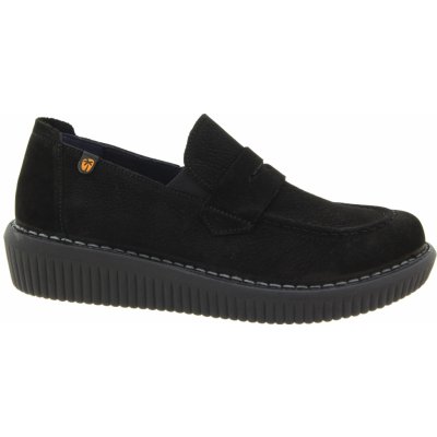 Jungla dámské kožené mokasíny 7951-NEGRO-245 černé – Zboží Dáma