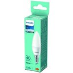 Philips žárovka LED svíčka, 5W, E14, studená bílá – Hledejceny.cz