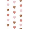 Girlandy, rozety, vlajky Paper Design Girlanda Celebration Srdce 450cm fólie/papír