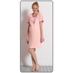 Noční košile kojící štěňátko s dudlíkem lososová – Hledejceny.cz