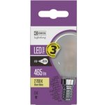 Emos LED žárovka Filament Mini Globe matná 4W E14 teplá bílá – Hledejceny.cz