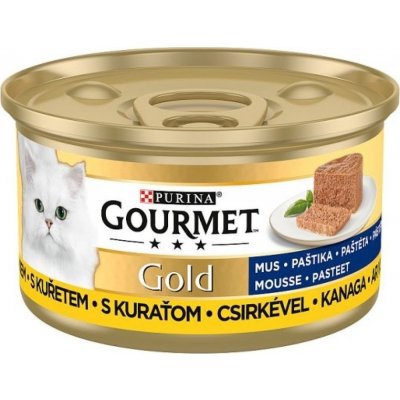 Gourmet Gold Cat jemná kuře & játra 85 g