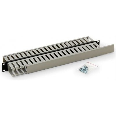 Vyvazovací panel Triton RAB-VP-X03-A1 Vyvazovací panel, optický, 19"", 1U, oboustranná plastová lišta, černý RAB-VP-X03-A1 – Zboží Živě