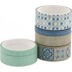 Creative Craft Group Samolepicí sada zeleno modré se vzory 6 ks – Sleviste.cz