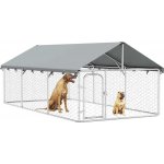 vidaXL Venkovní psí kotec se střechou 400 x 200 x 150 cm – Hledejceny.cz