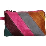 Klíčenka Luxusní kožená Lagen 717-MZ/D fuchsia/multi – Zboží Mobilmania