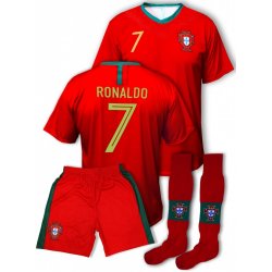 SP Ronaldo Portugalsko fotbalový A3 komplet 2018 2019 dres trenýrky štulpny  fotbalový dres - Nejlepší Ceny.cz