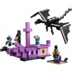 LEGO® Minecraft 21264 Drak z Enderu a loď z Endu – Zboží Mobilmania