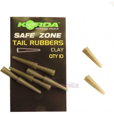 Korda Převleky Safe Zone Tail Rubbers Clay 10 ks – Hledejceny.cz