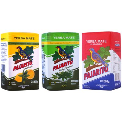 Pajarito Elaborada Con Palo Saborizada Hierbas Naturales 3 x 500 g