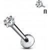 Piercing Steel Edge piercing do rtu se zirkonem SET23LI4