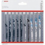 Bosch Sada pilových plátků Basic for Wood and Metal 10 dílů 2607011170 – Sleviste.cz