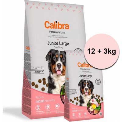 Calibra Dog Premium Line Junior Large 15 kg – Zboží Mobilmania