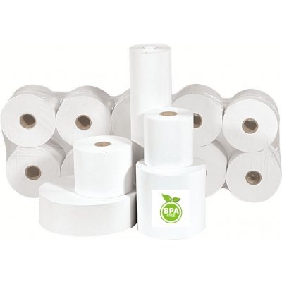 Pokladní kotouček papírový (pokladní páska) 76/60/12 mm BPA free, 1 ks – Zboží Živě