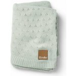 Elodie Details Pletená deka Pointelle Blanket Mineral Green – Zboží Dáma