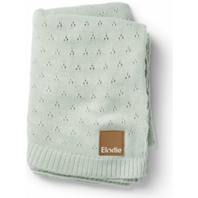 Elodie Details Pletená deka Pointelle Blanket Mineral Green – Zboží Dáma