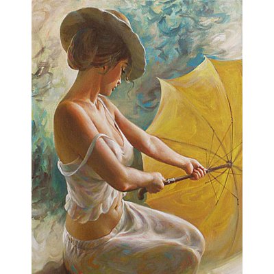 Gaira Malování podle čísel Žena pod stromem – Zboží Mobilmania