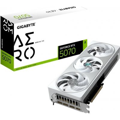 Gigabyte GeForce RTX 5070 AERO OC 12GB GV-N5070AERO OC-12GD – Hledejceny.cz