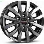 BORBET cw6 6,5x17 6x130 ET62 polished anthracite | Zboží Auto